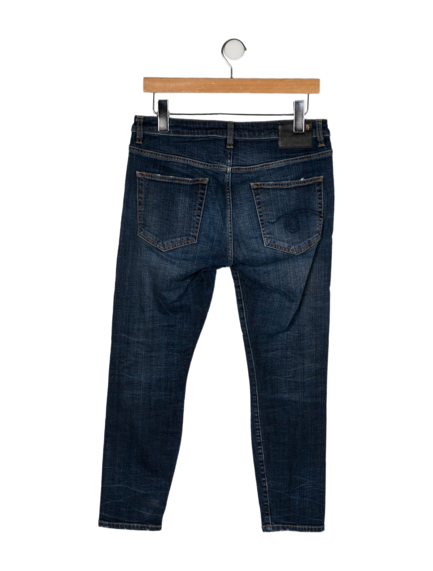 R13 Mid-Rise Skinny Leg Jeans