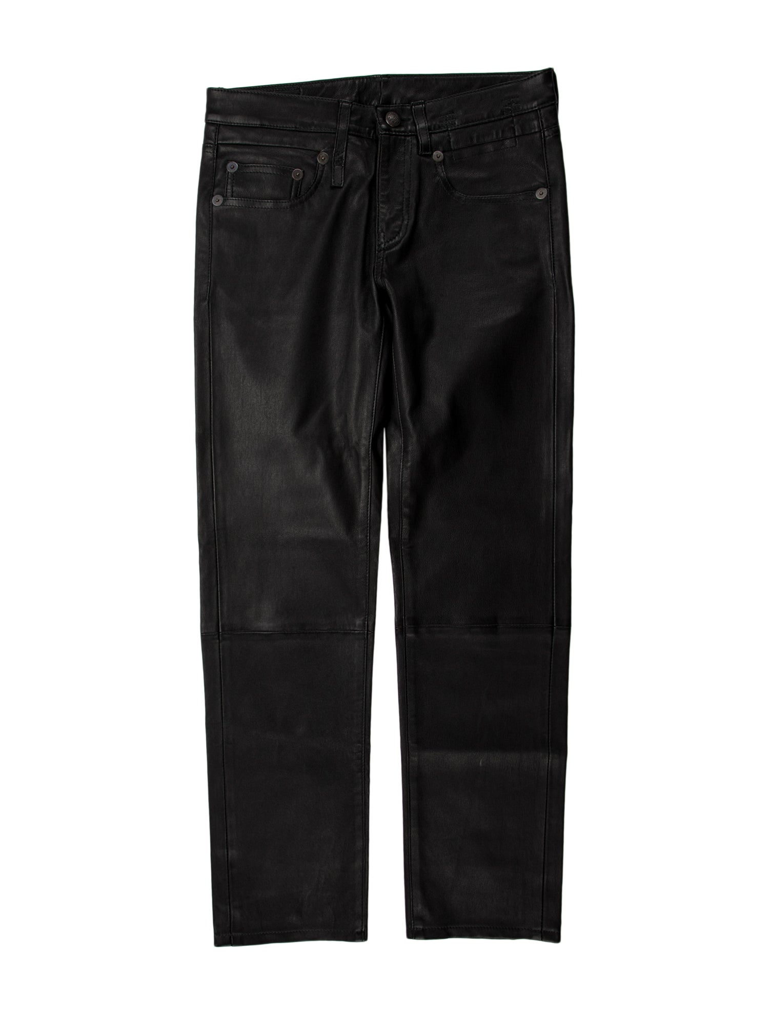 R13 Lambskin Straight Leg Pants w/ Tags