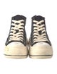 R13 Canvas Colorblock Pattern Wedge Sneakers