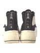 R13 Canvas Colorblock Pattern Wedge Sneakers
