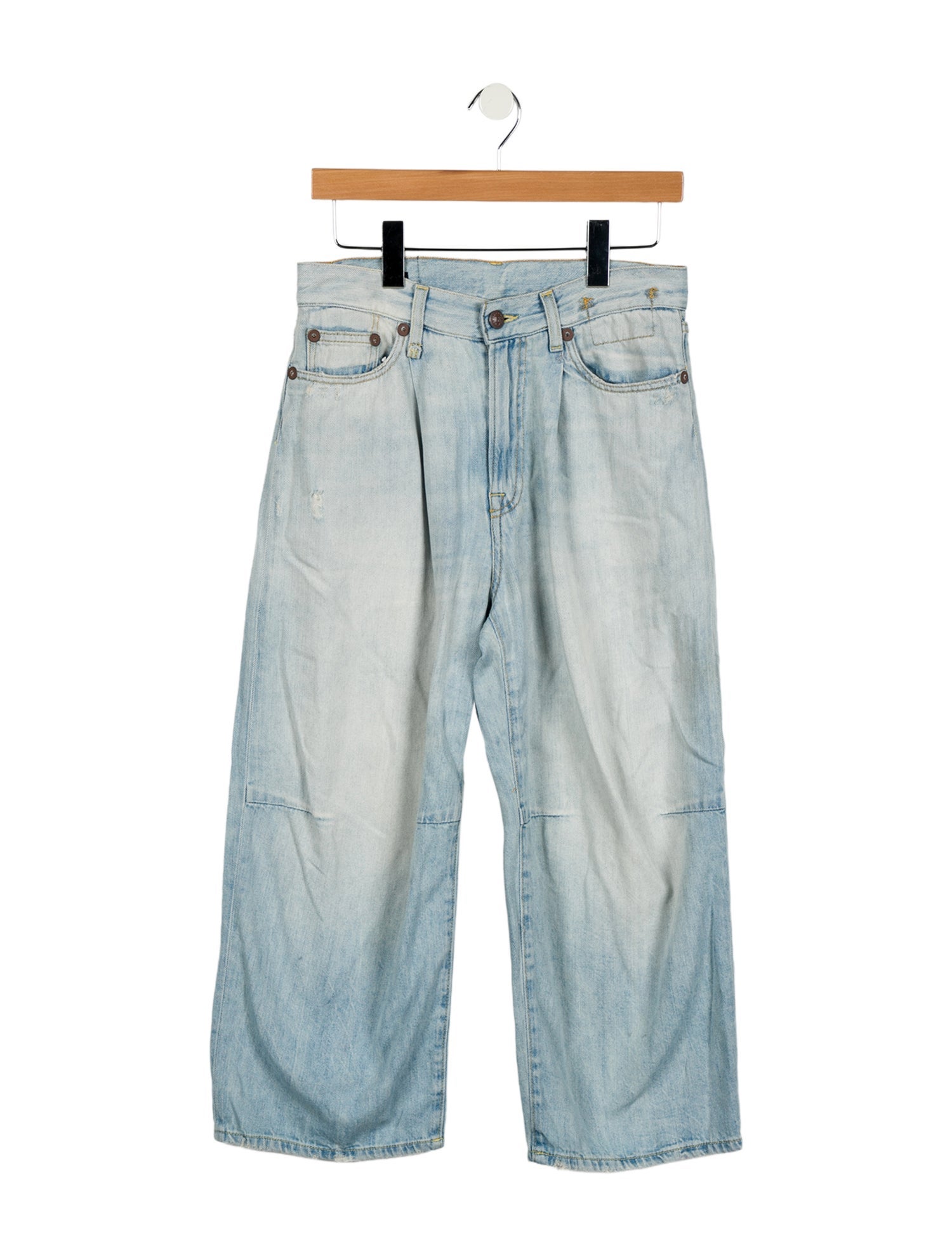 R13 High-Rise Wide Leg Jeans