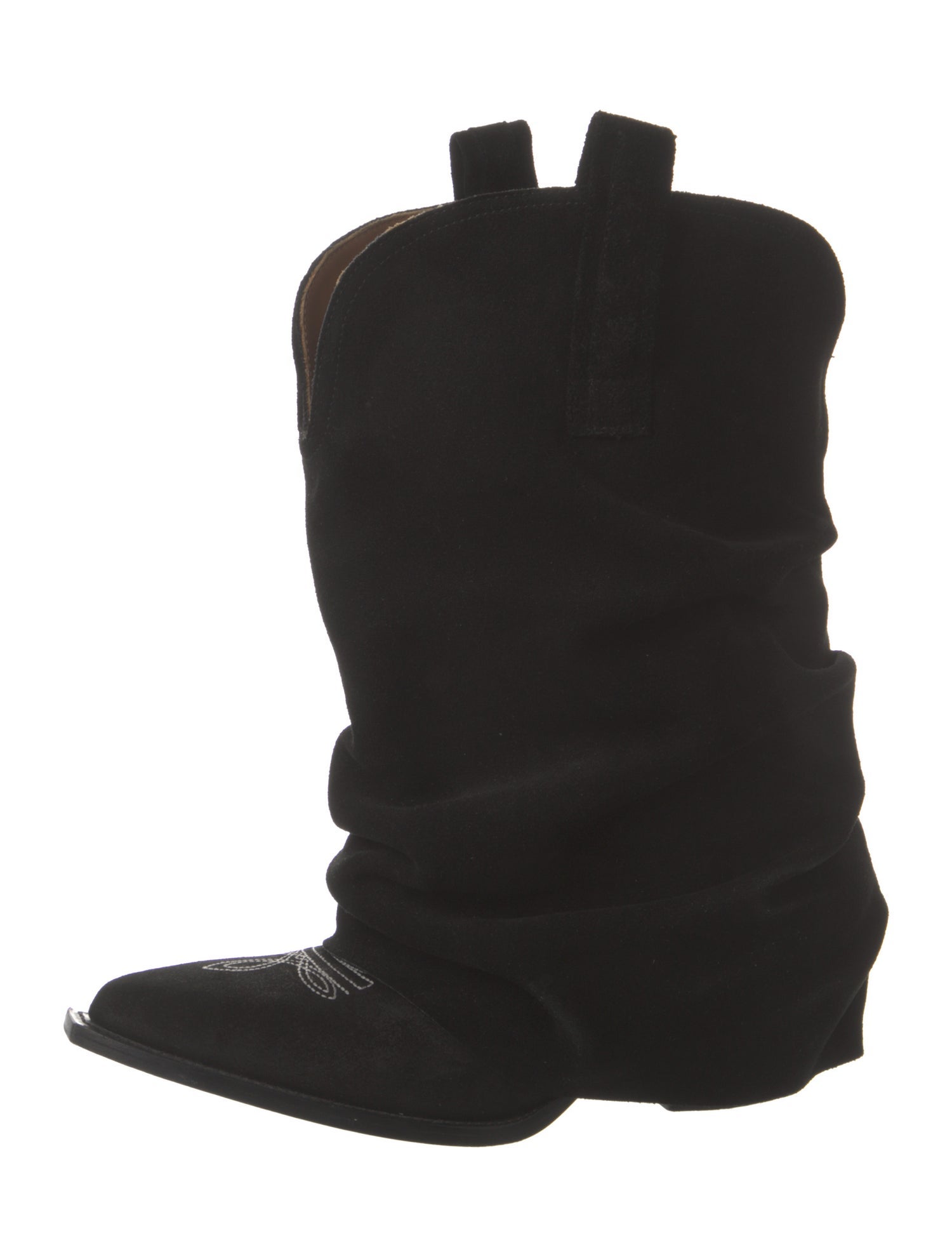 R13 Suede Western Boots