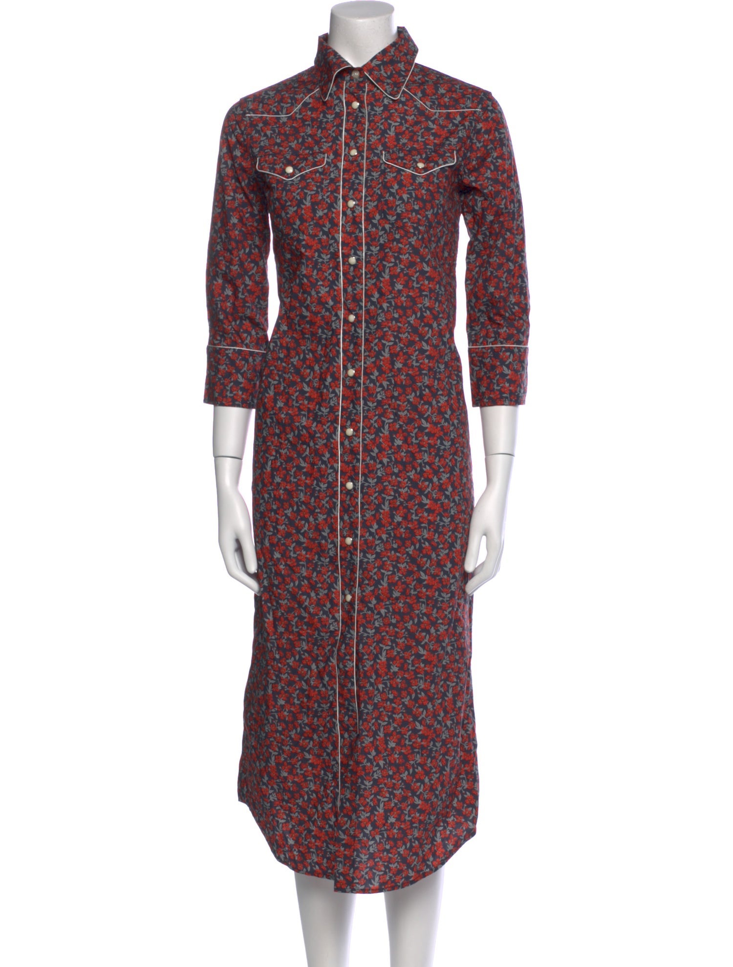 R13 Floral Print Long Dress w/ Tags