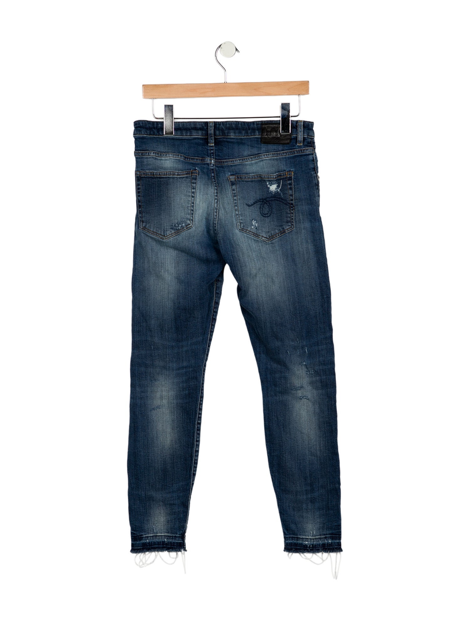 R13 Mid-Rise Skinny Leg Jeans