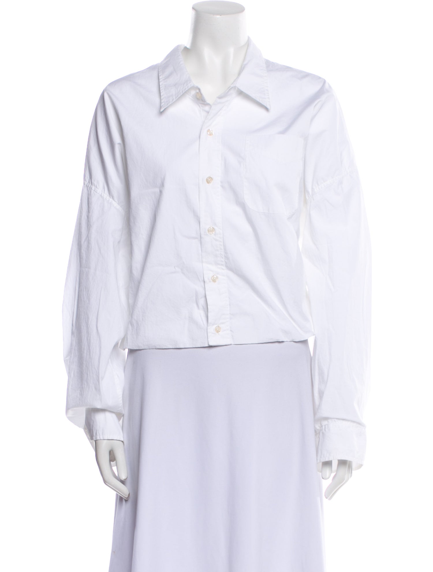 R13 Long Sleeve Button-Up Top