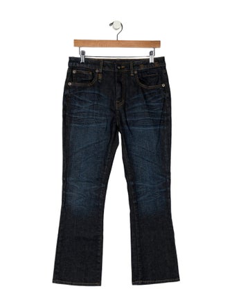 R13 Mid-Rise Straight Leg Jeans