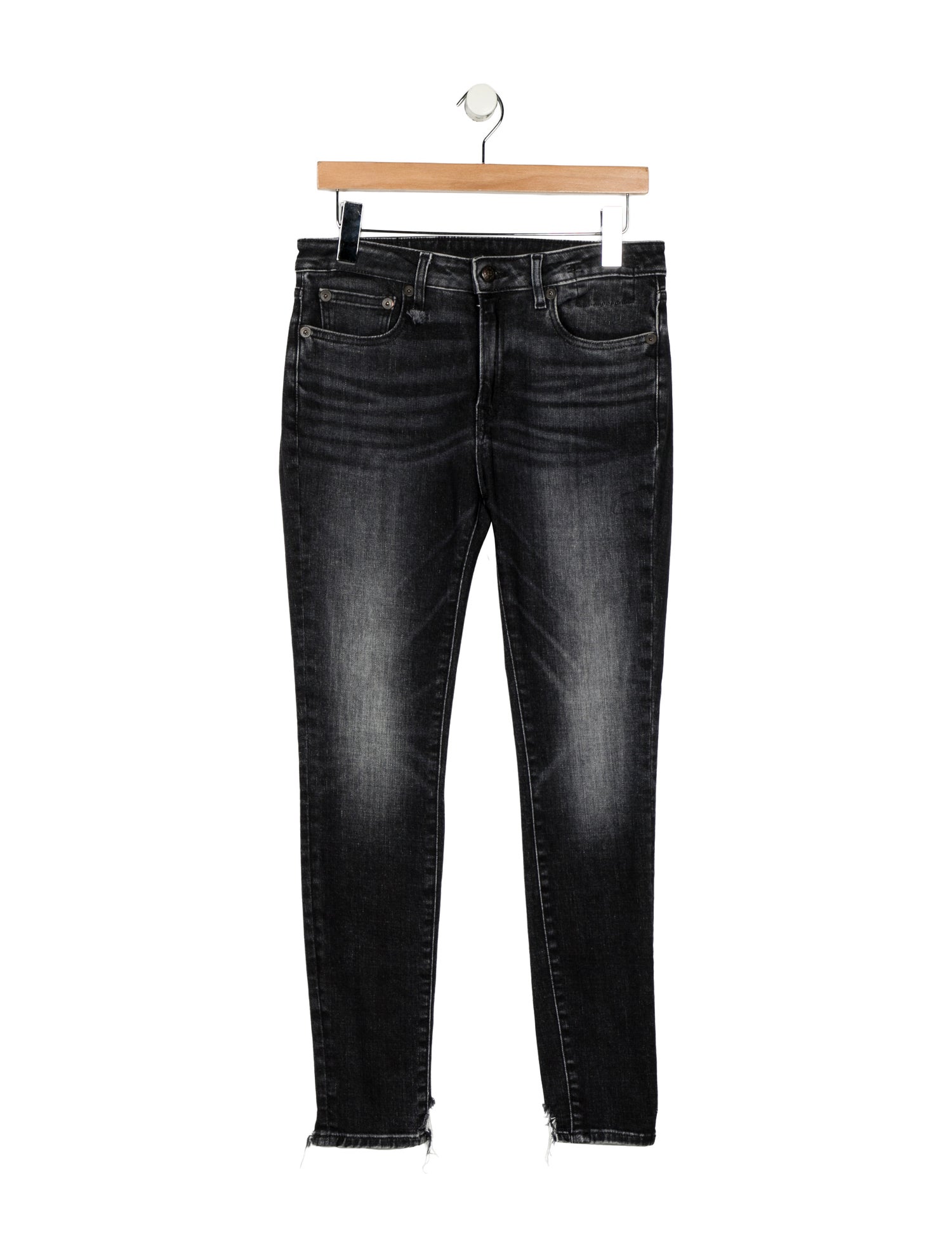 R13 Mid-Rise Skinny Leg Jeans