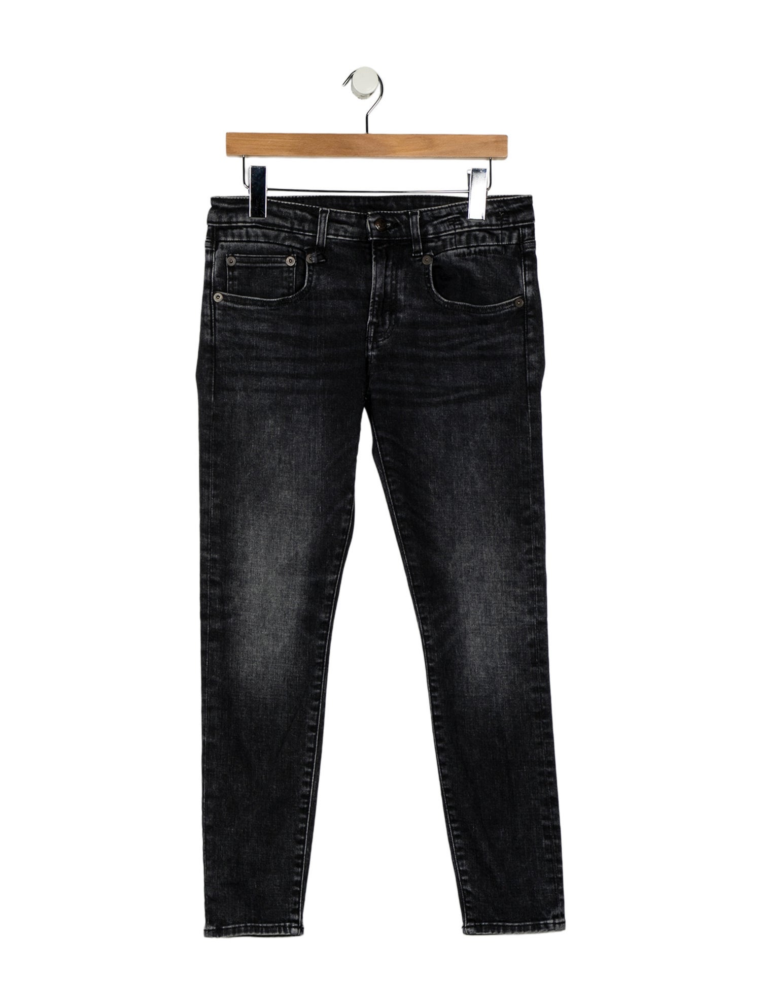 R13 Mid-Rise Skinny Leg Jeans