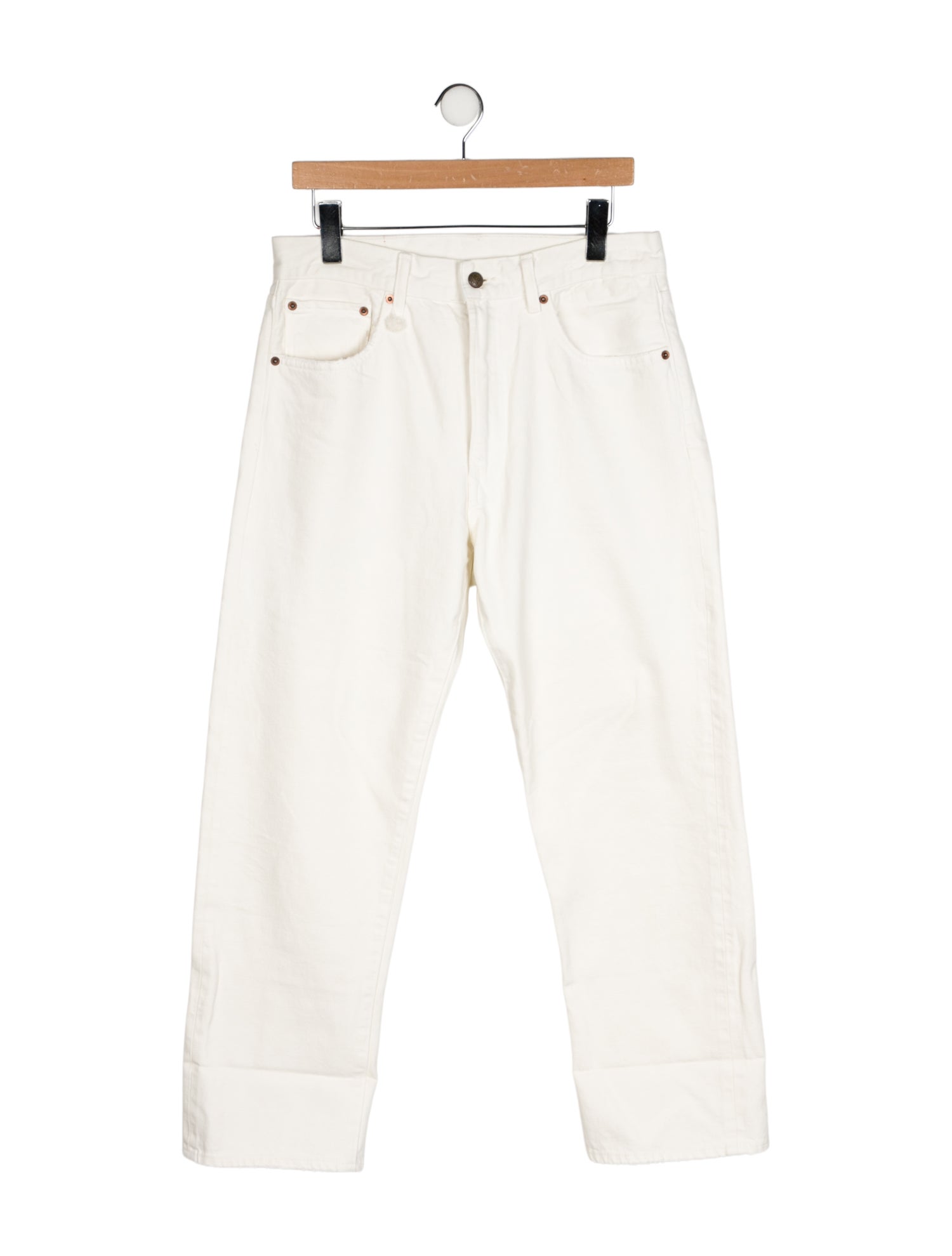 R13 High-Rise Straight Leg Jeans