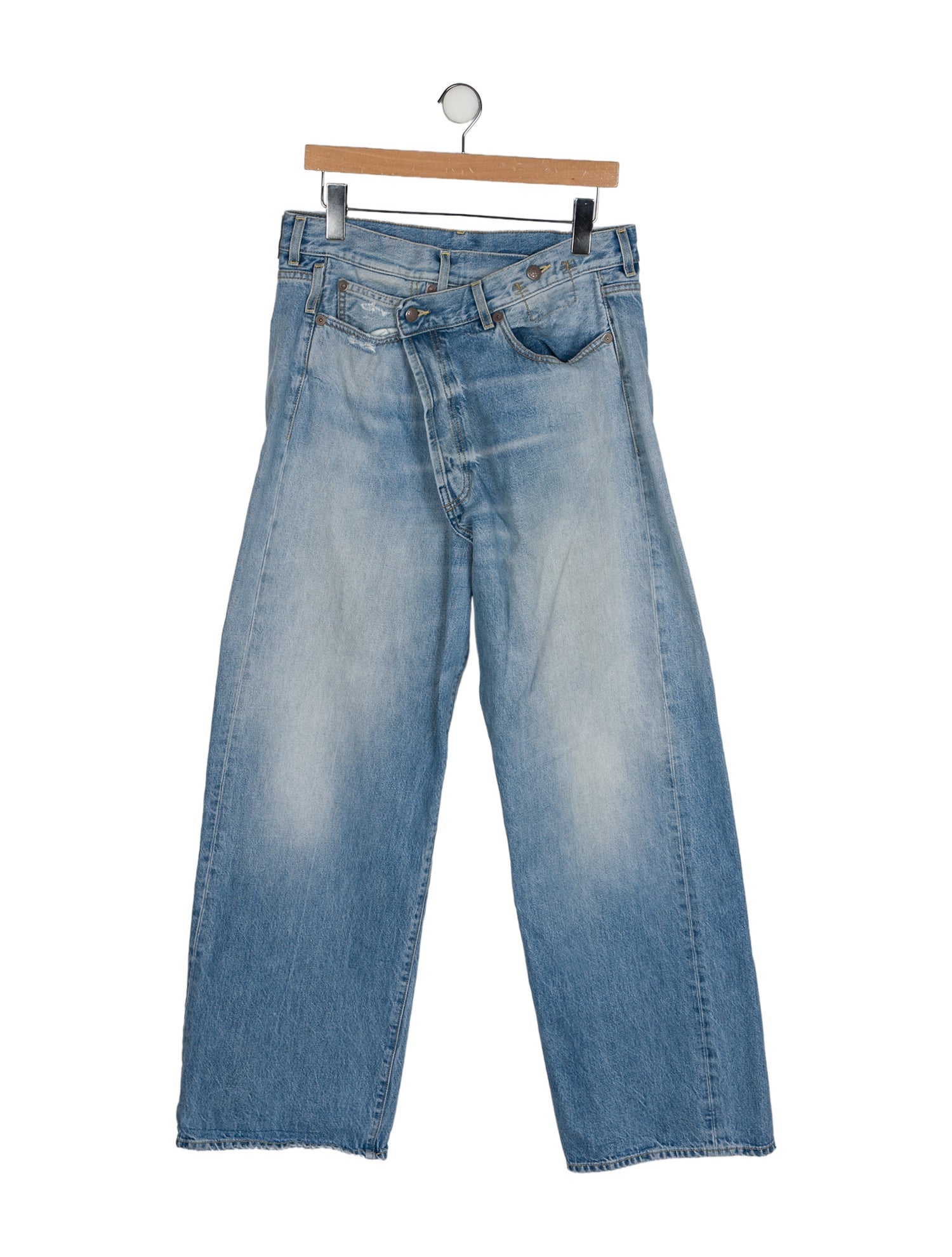 R13 High-Rise Wide Leg Jeans