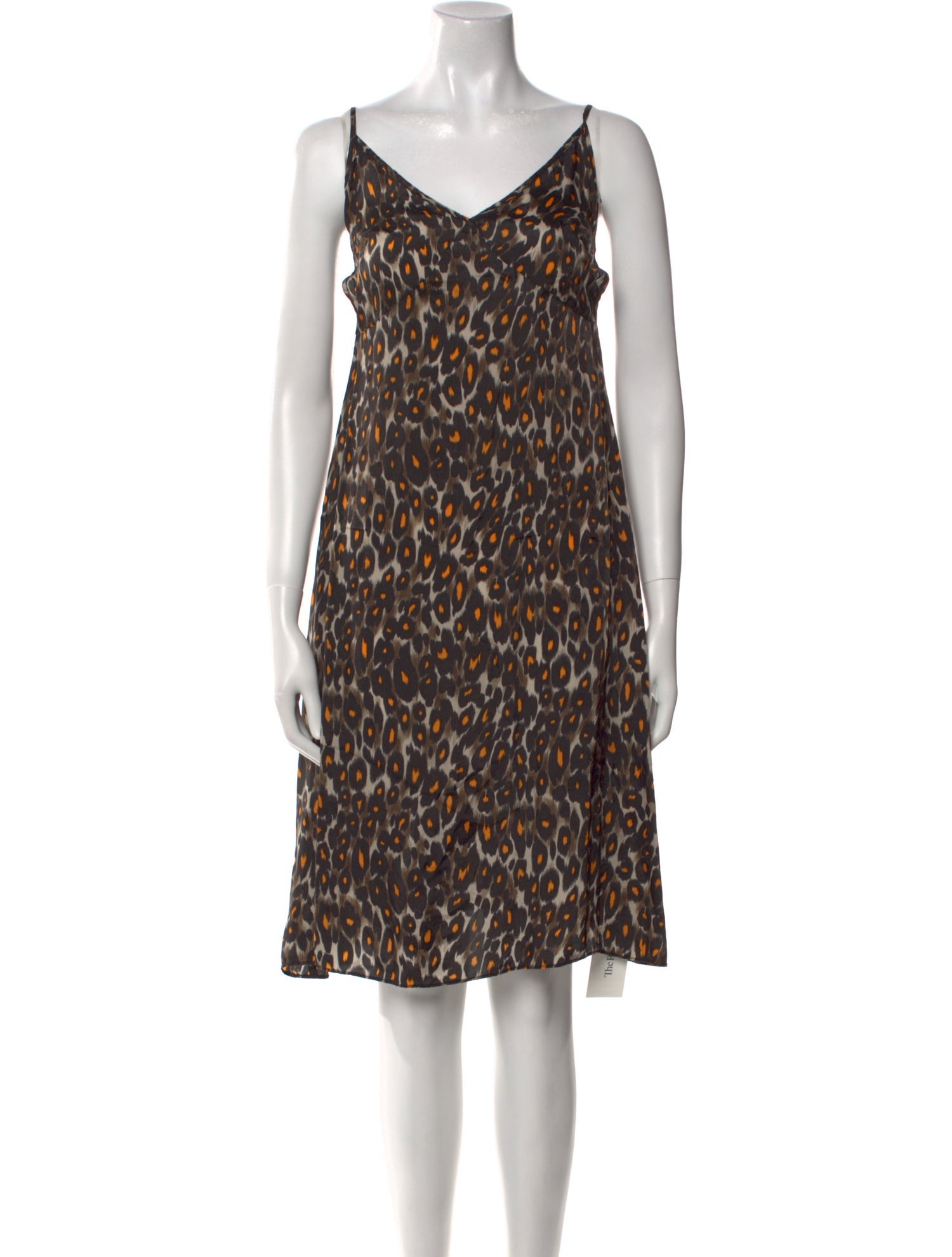 R13 Animal Print Knee-Length Dress