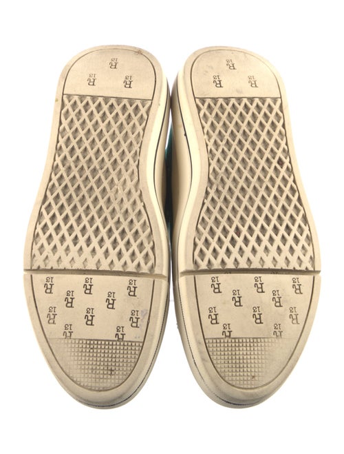 R13 Canvas Colorblock Pattern Sneakers