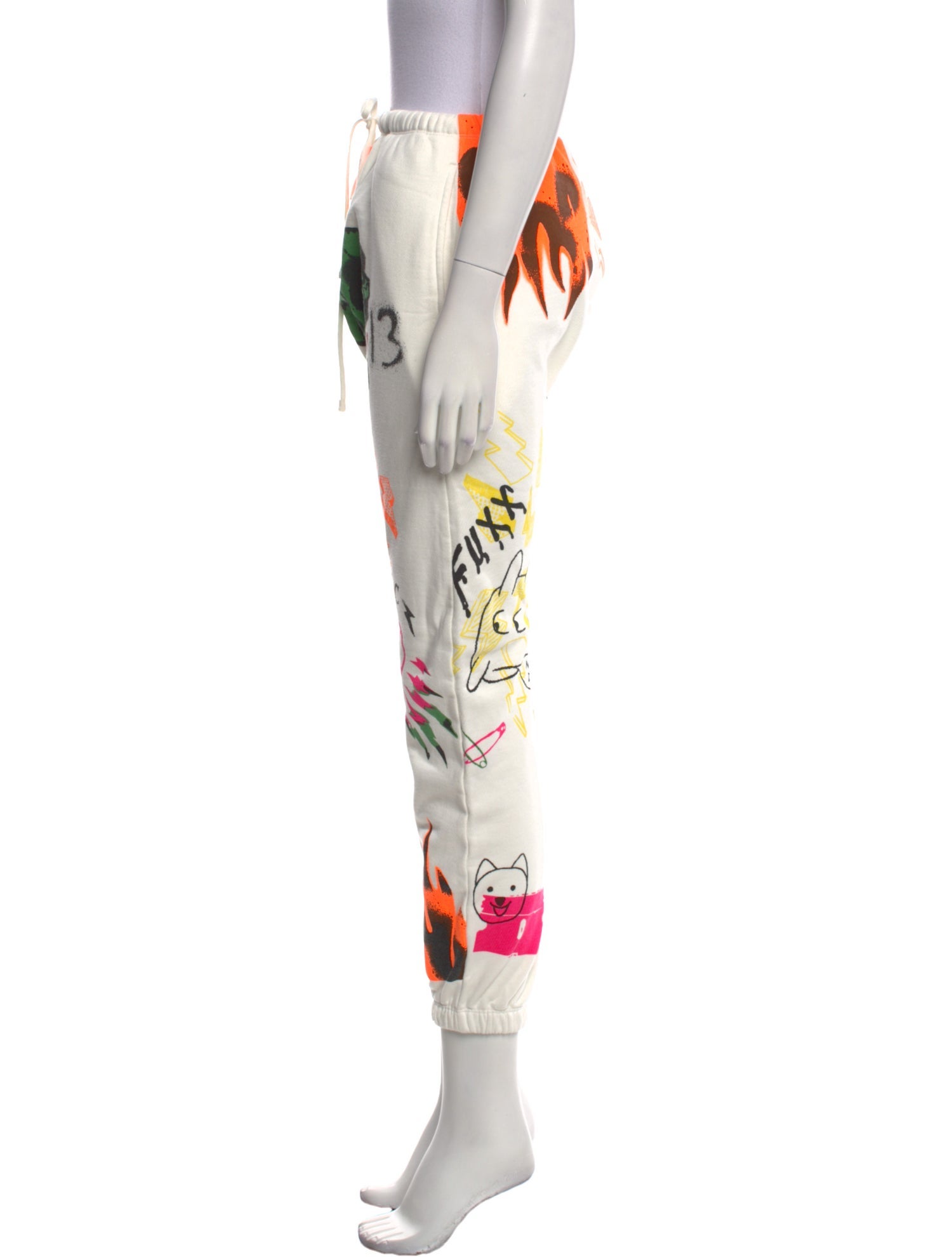 R13 Printed Skinny Leg Pants