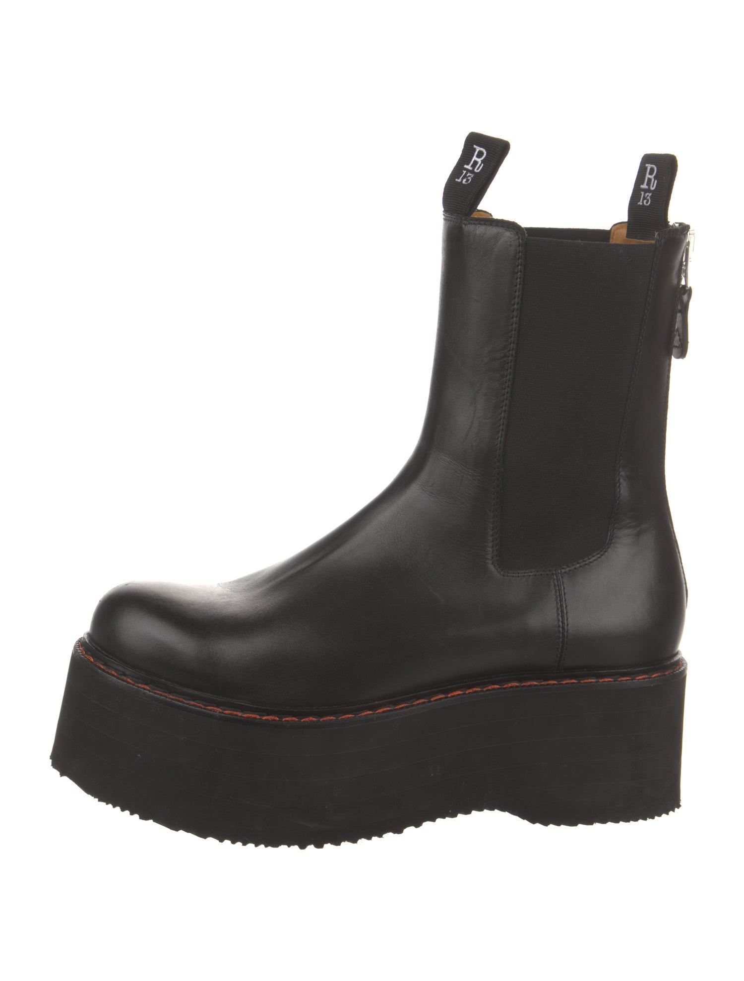 R13 Leather Chelsea Boots