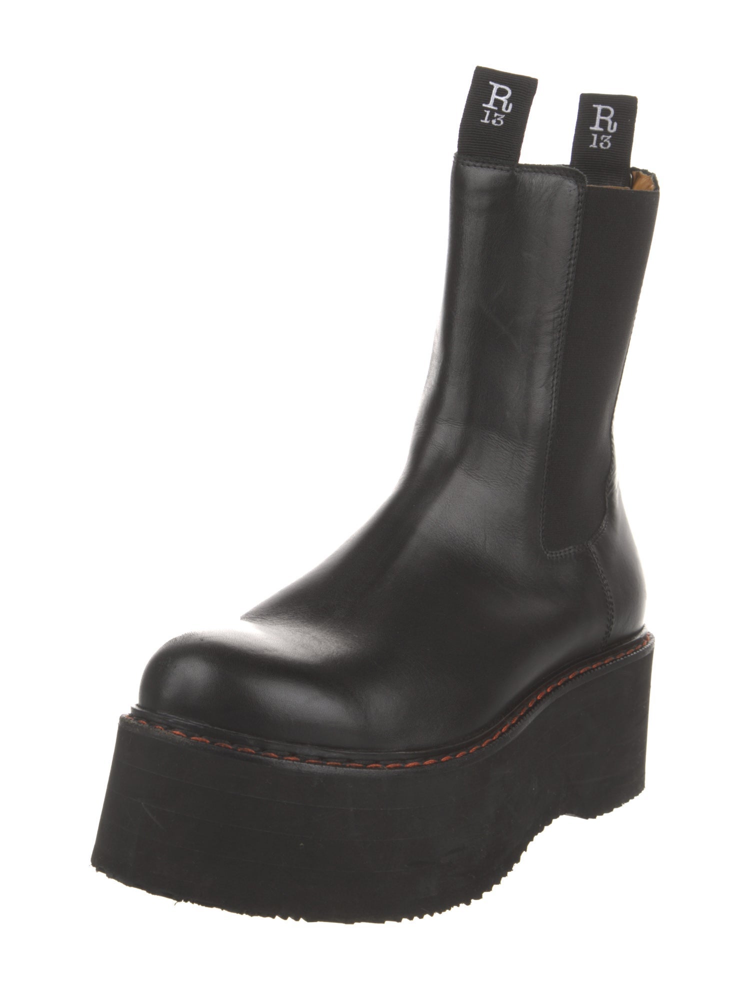 R13 Leather Chelsea Boots