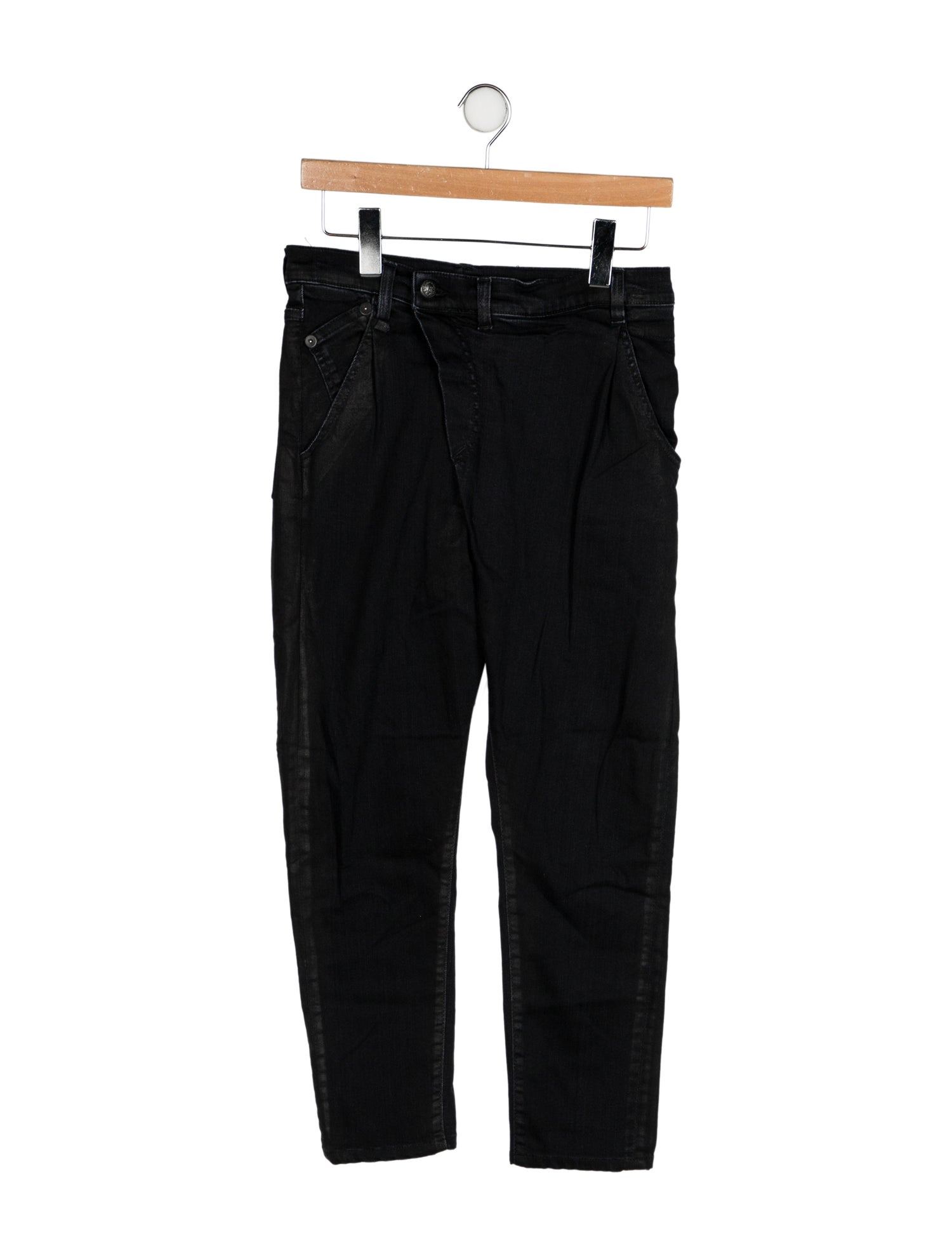 R13 Mid-Rise Straight Leg Jeans