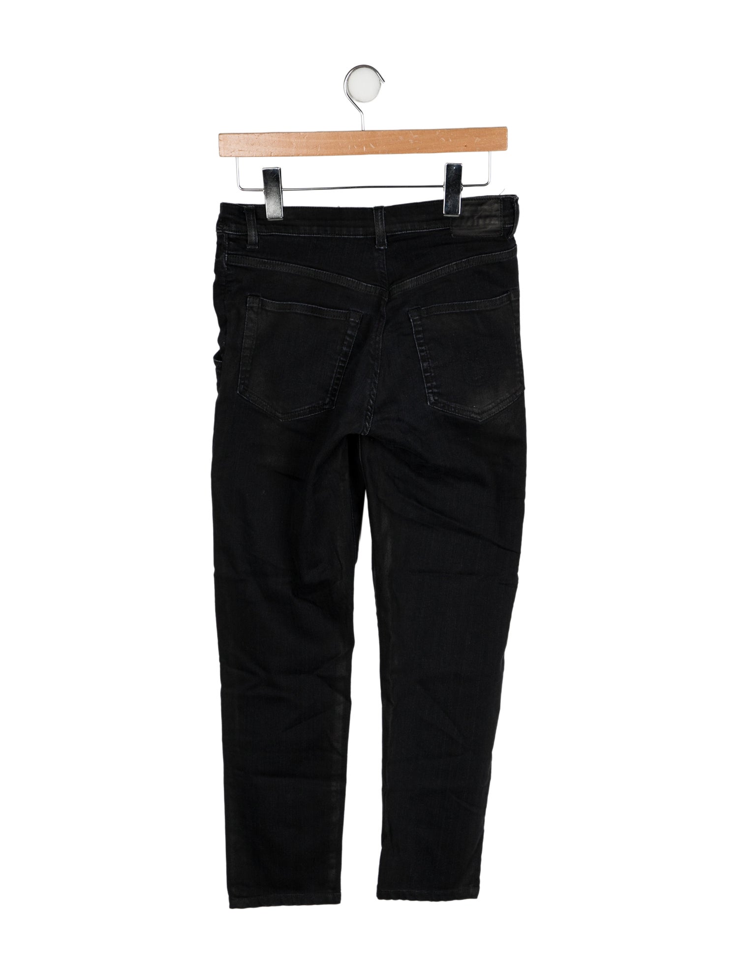 R13 Mid-Rise Straight Leg Jeans