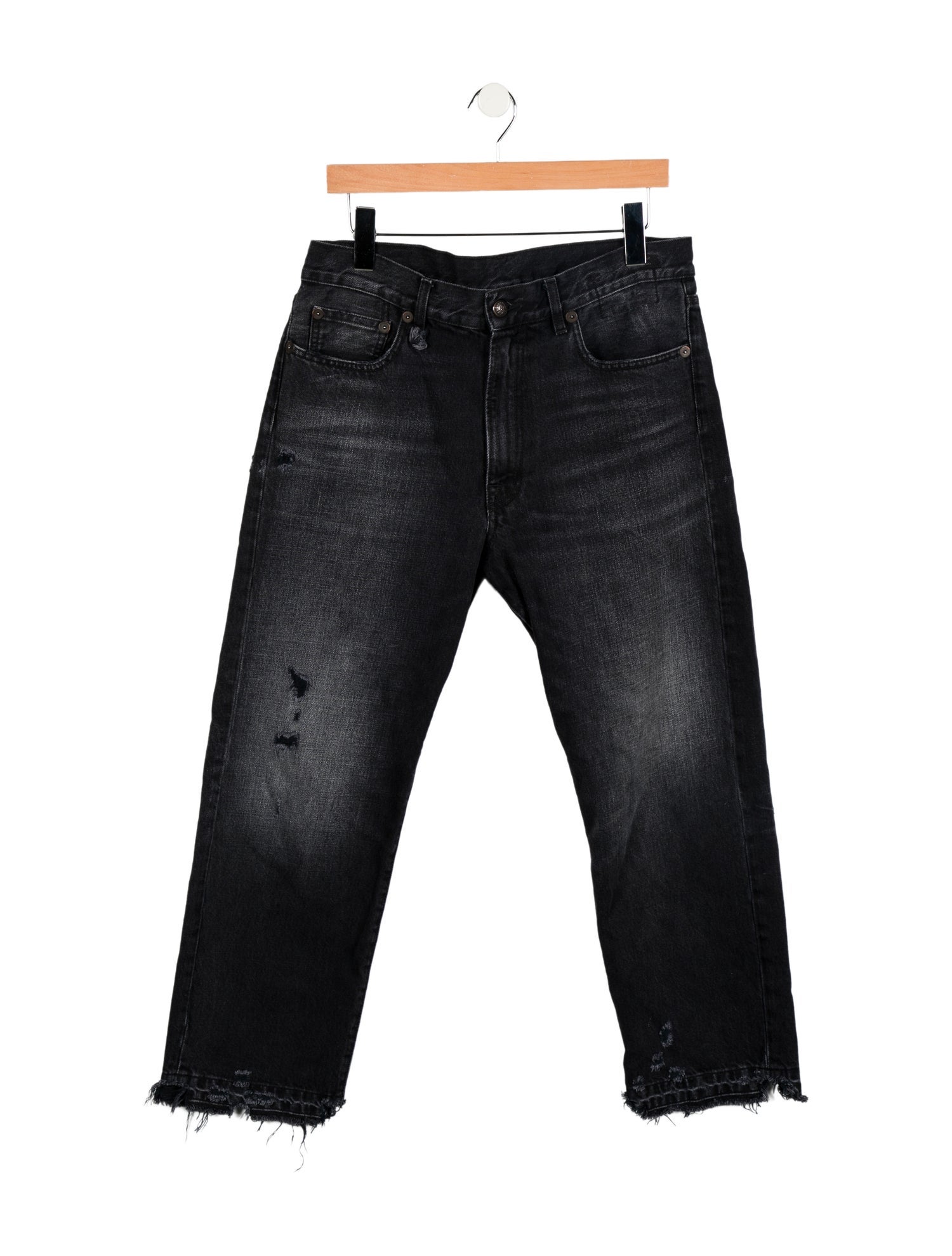 R13 High-Rise Straight Leg Jeans