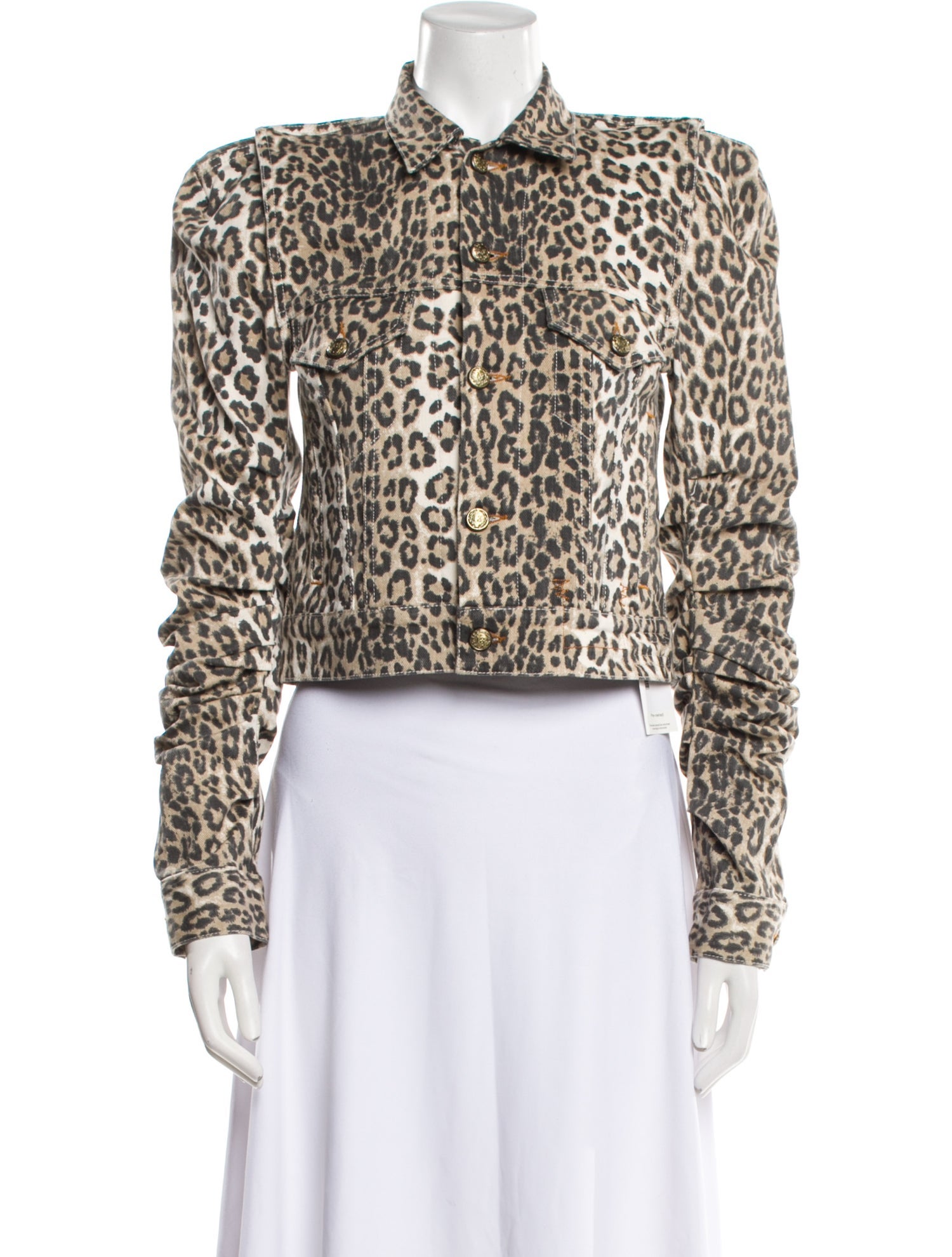 R13 Animal Print Evening Jacket