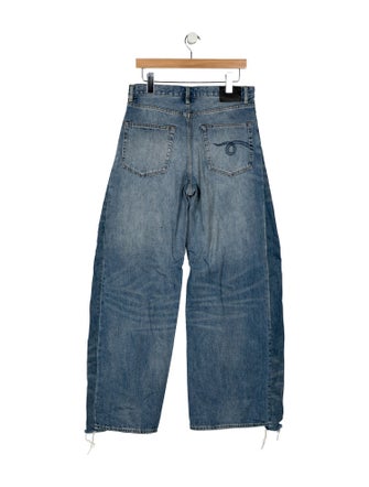 R13 High-Rise Wide Leg Jeans