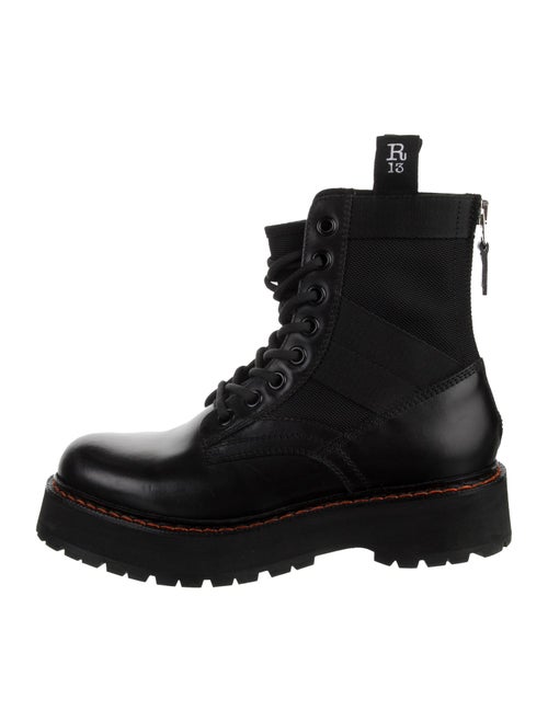 R13 Leather Combat Boots