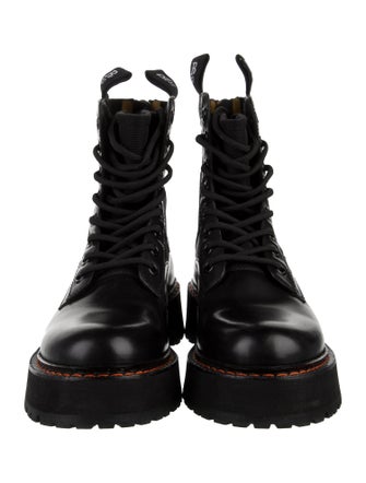 R13 Leather Combat Boots