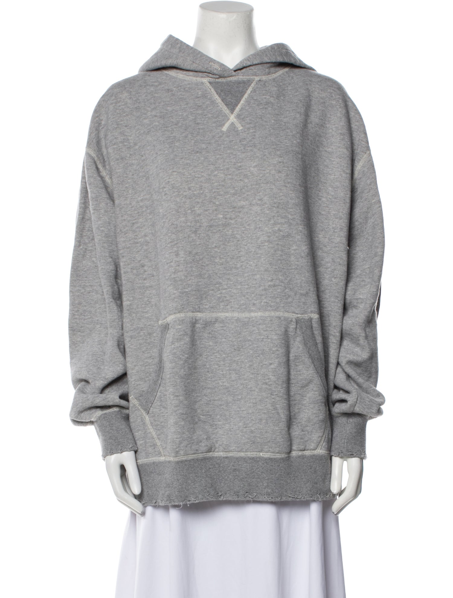 R13 Crew Neck Long Sleeve Sweatshirt