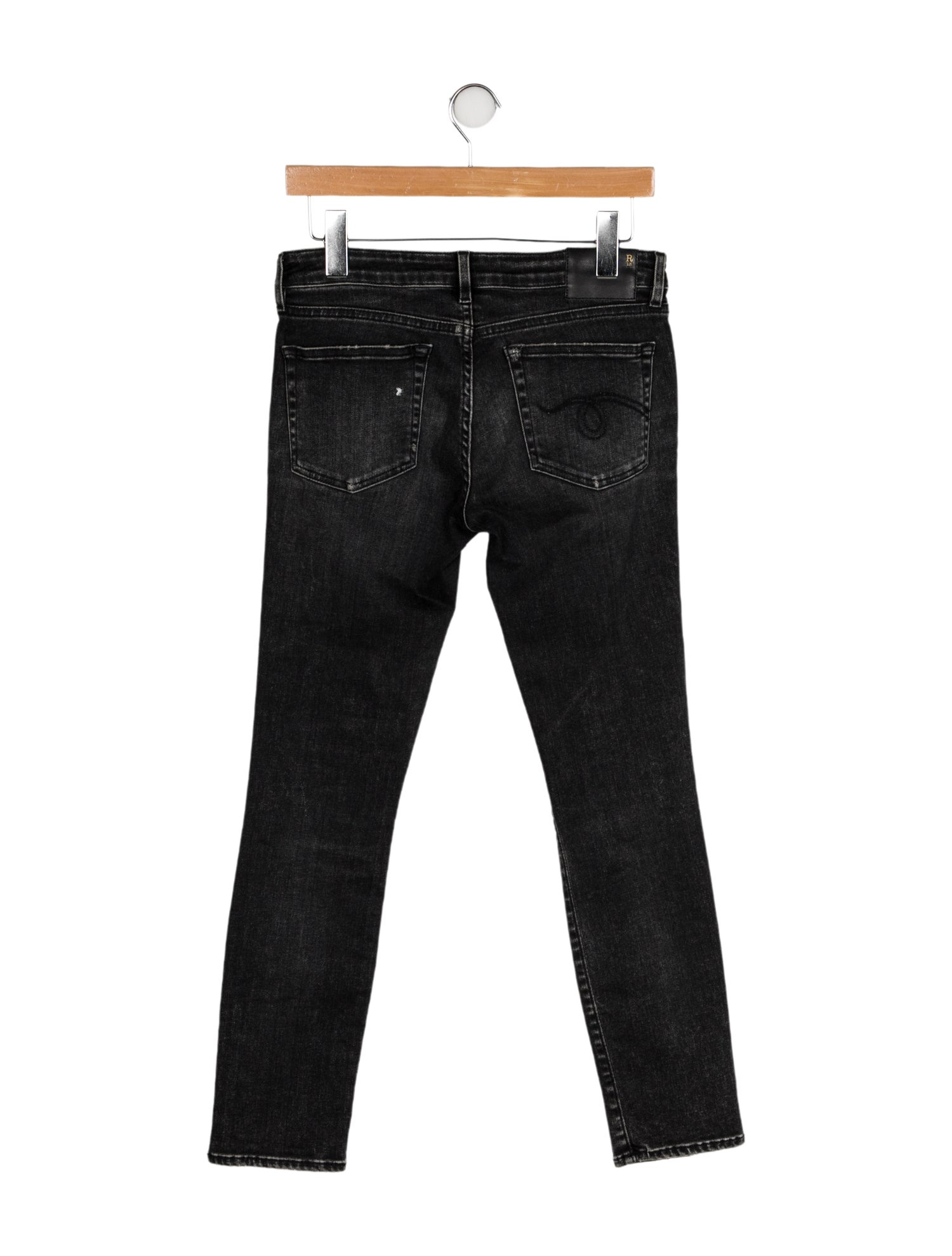R13 Mid-Rise Skinny Leg Jeans