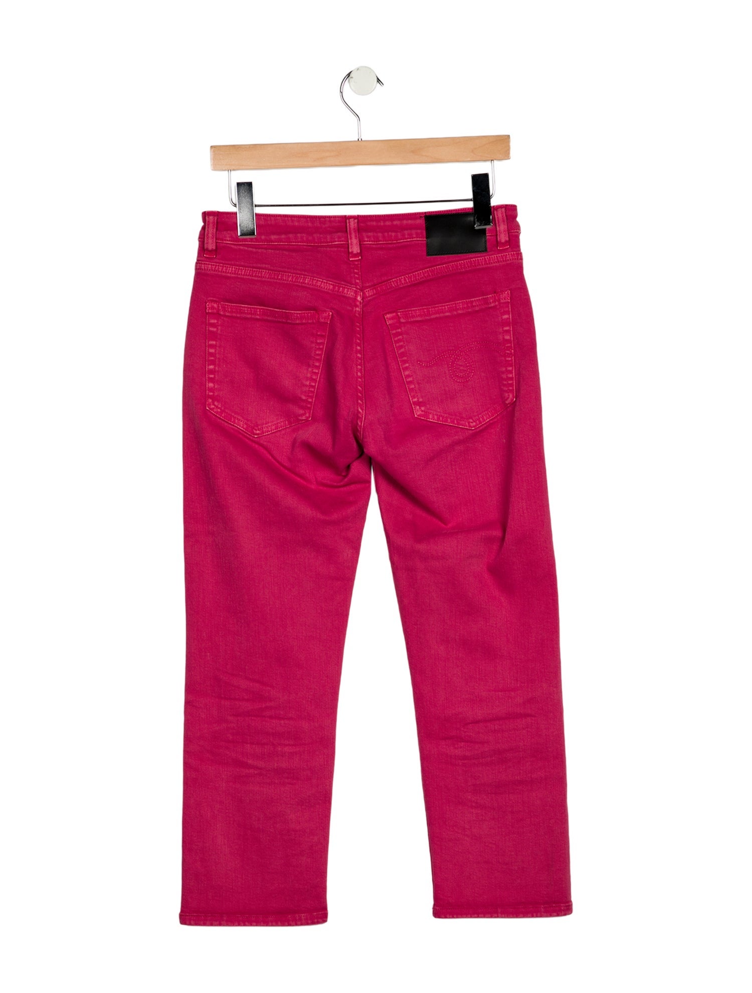 R13 Mid-Rise Straight Leg Jeans