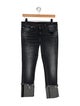 R13 Mid-Rise Straight Leg Jeans