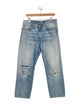 R13 High-Rise Straight Leg Jeans