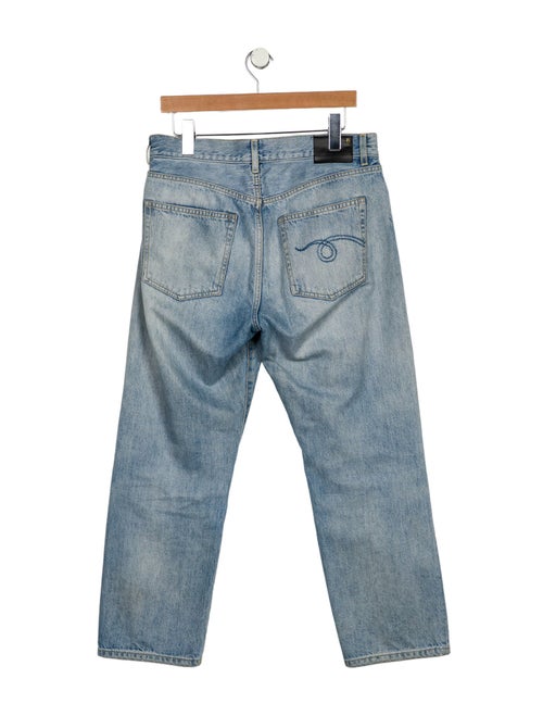 R13 High-Rise Straight Leg Jeans