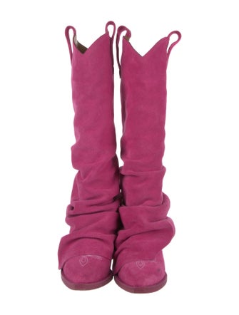 R13 Suede Slouch Boots
