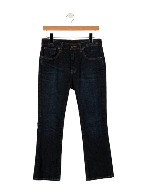 R13 Mid-Rise Straight Leg Jeans