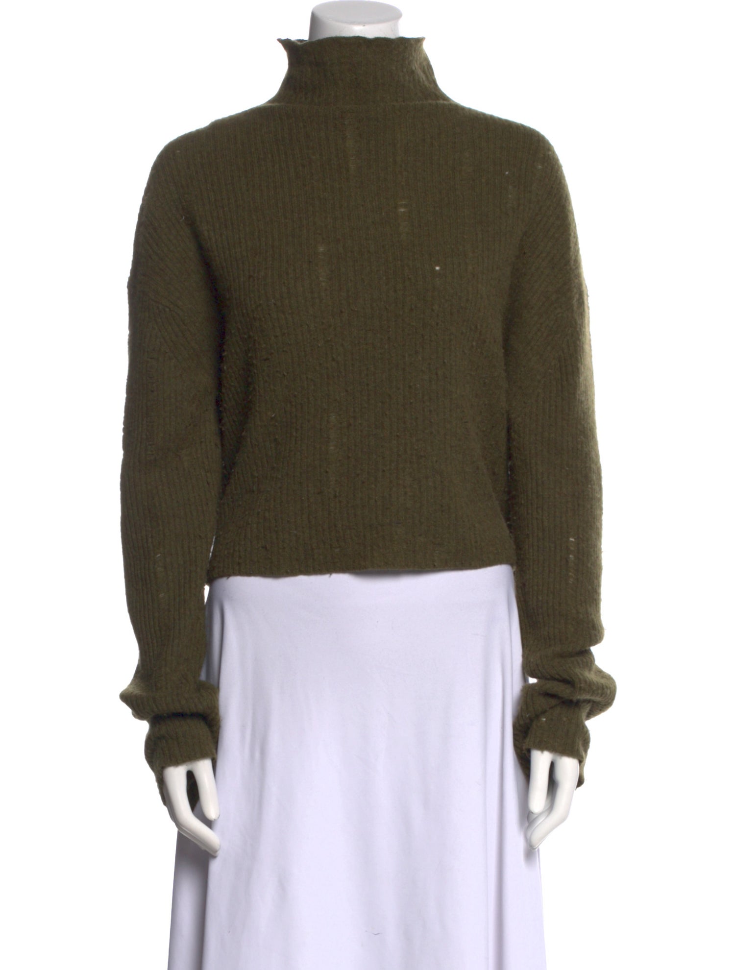 R13 Cashmere Mock Neck Sweater