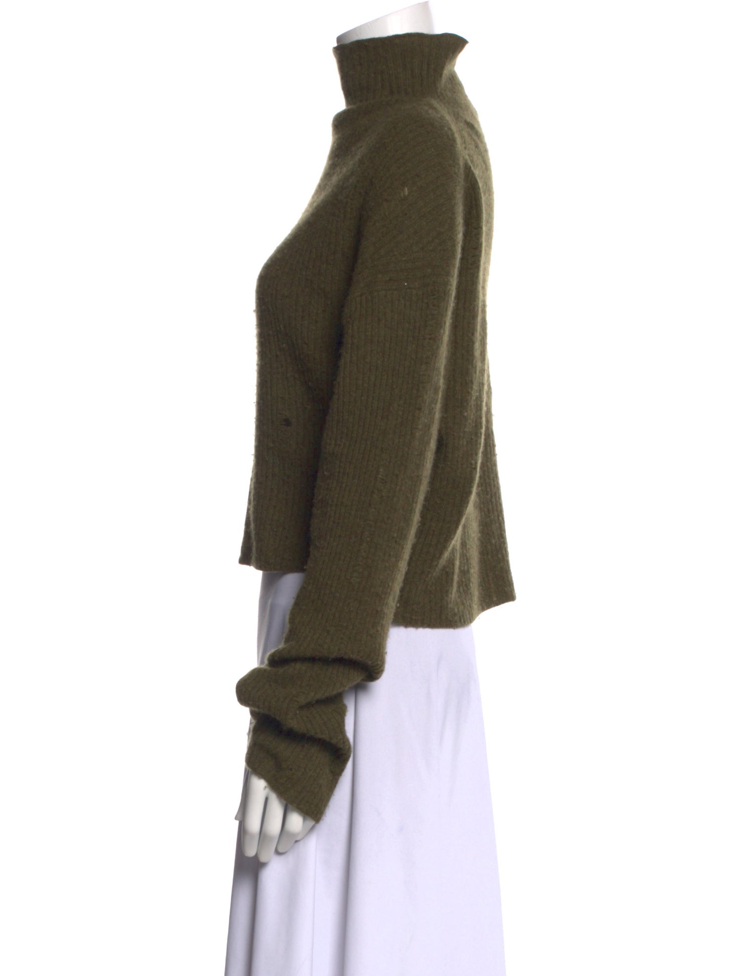 R13 Cashmere Mock Neck Sweater