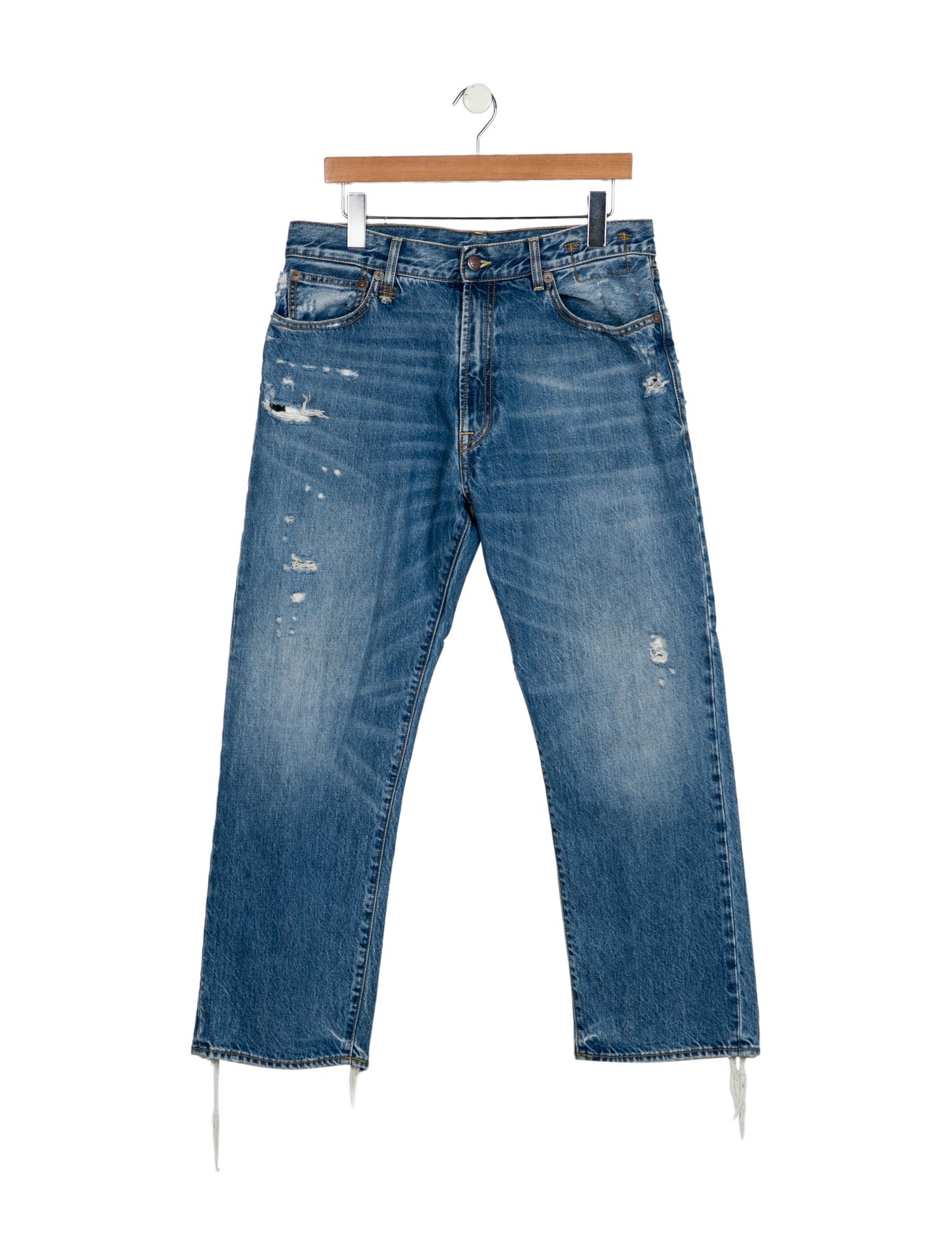 R13 High-Rise Wide Leg Jeans