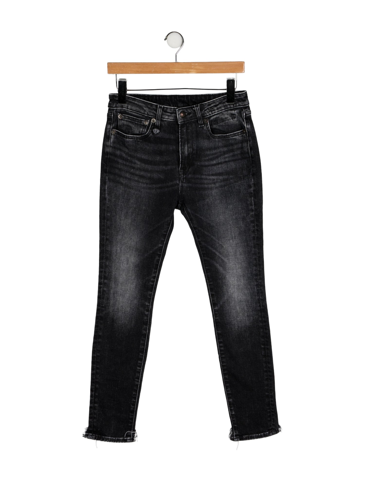 R13 Mid-Rise Skinny Leg Jeans