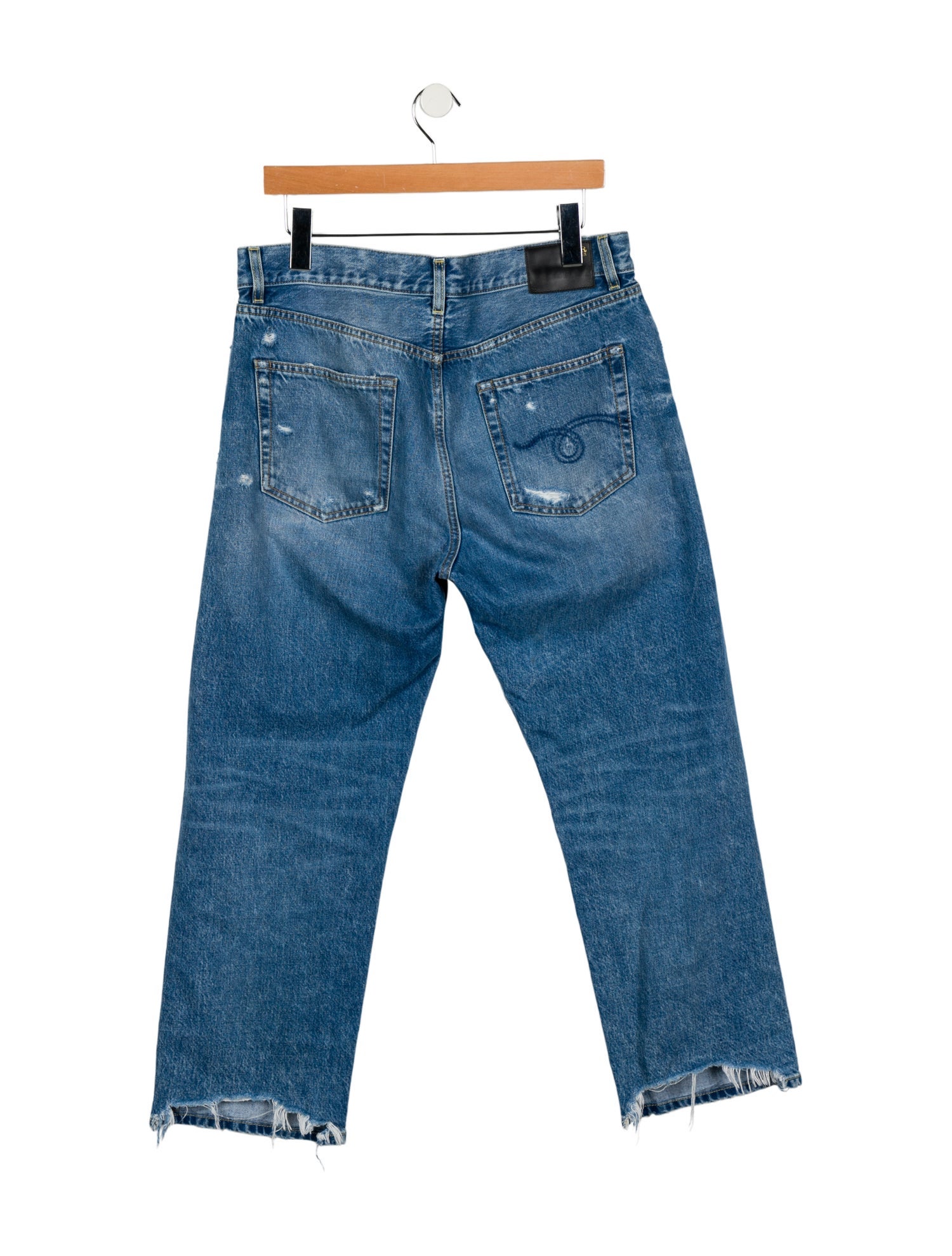 R13 High-Rise Wide Leg Jeans