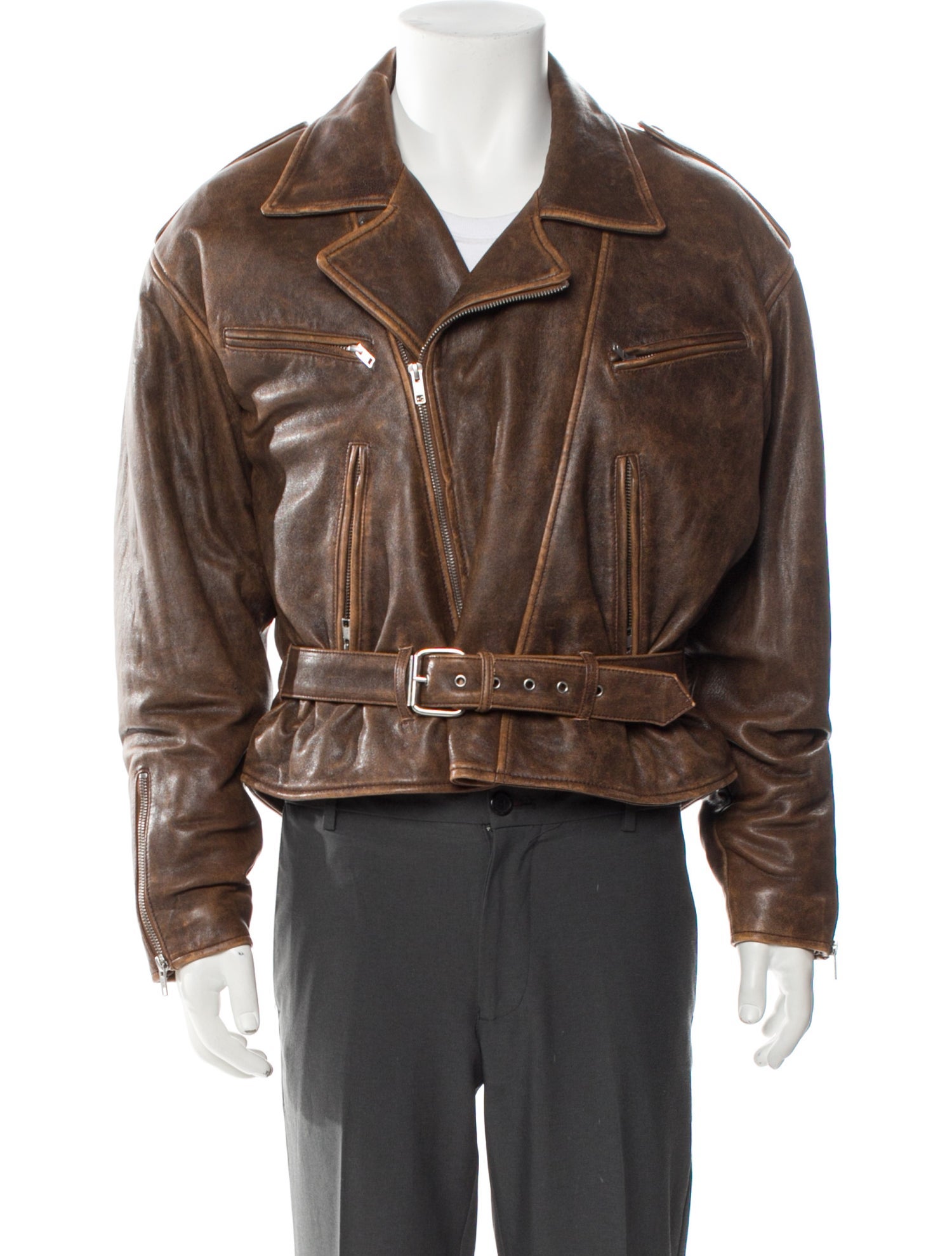 R13 Leather Moto Jacket