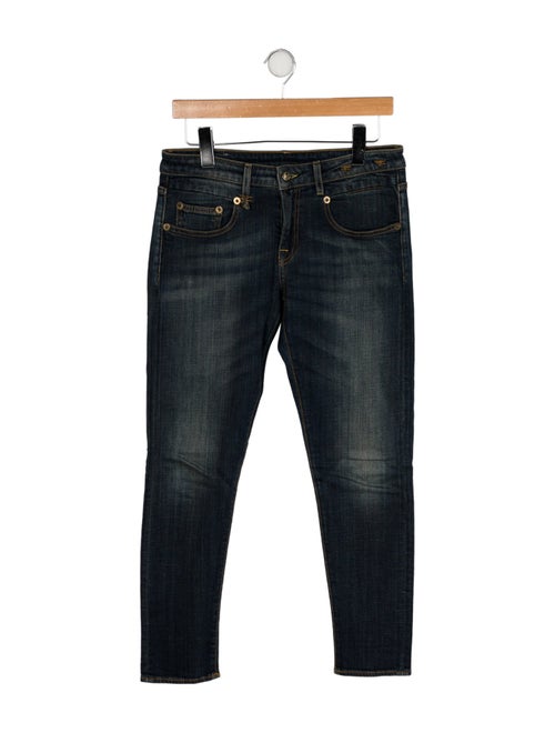 R13 Mid-Rise Skinny Leg Jeans