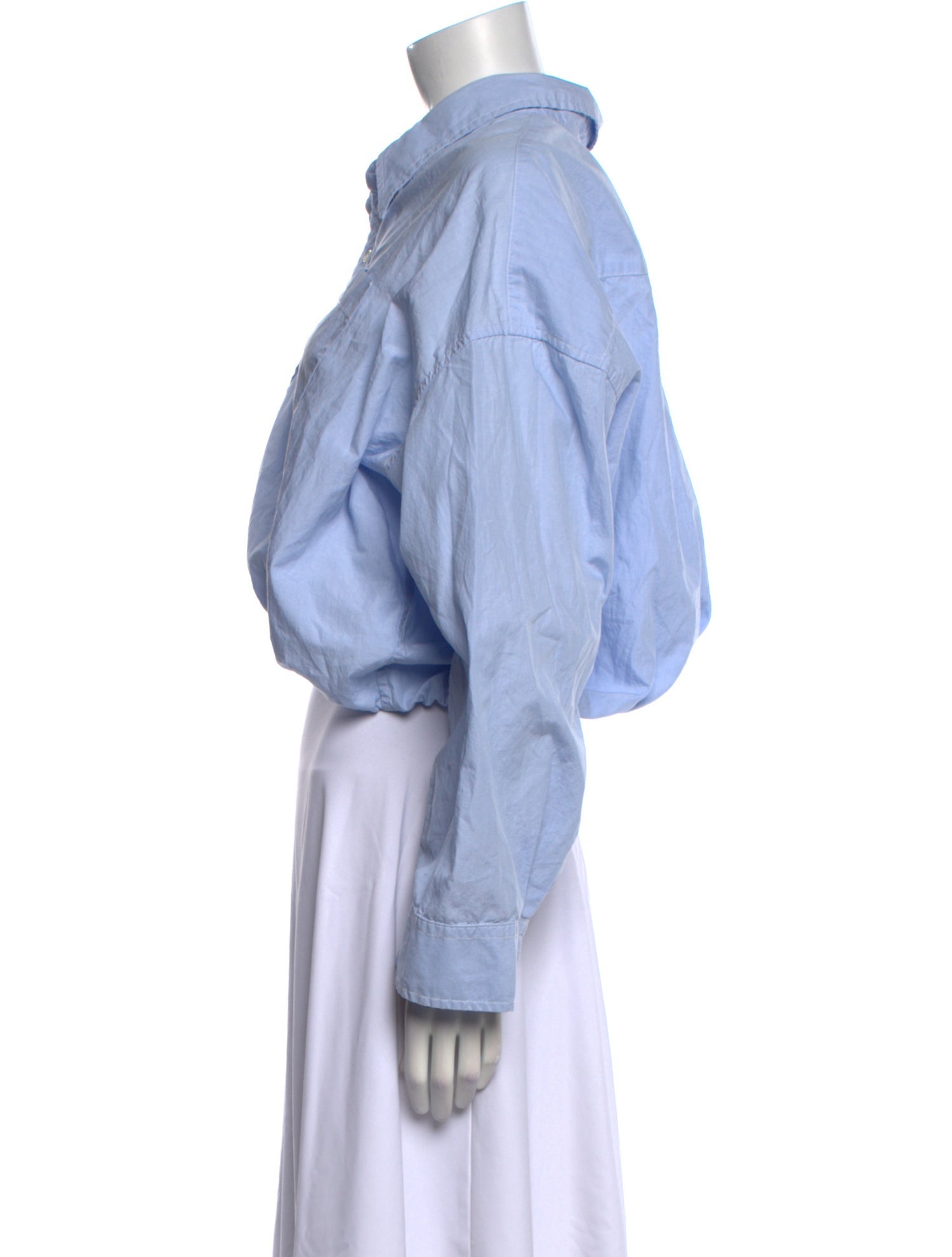 R13 Long Sleeve Crop Top