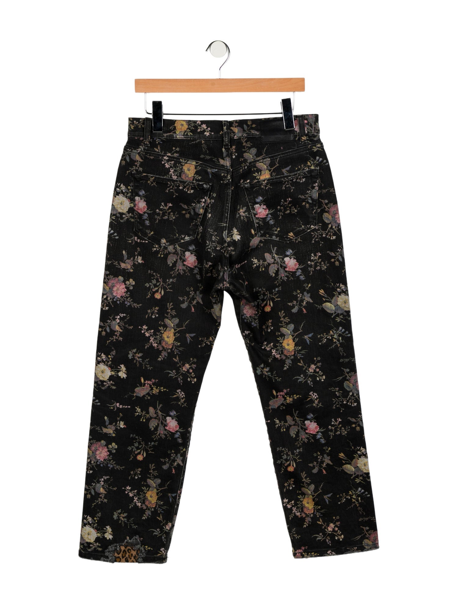 R13 High-Rise Straight Leg Jeans