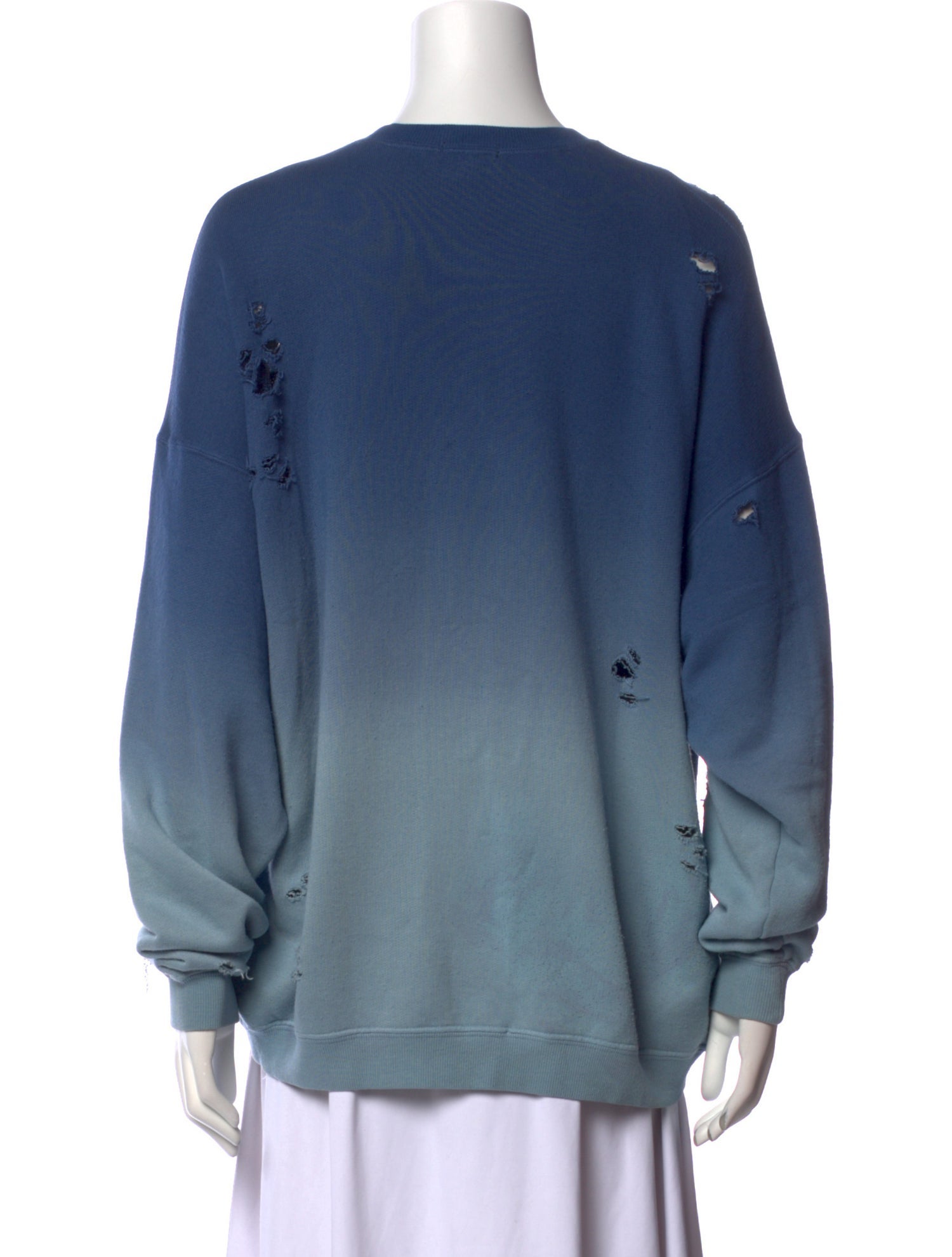 R13 Graphic Print Crew Neck Sweatshirt