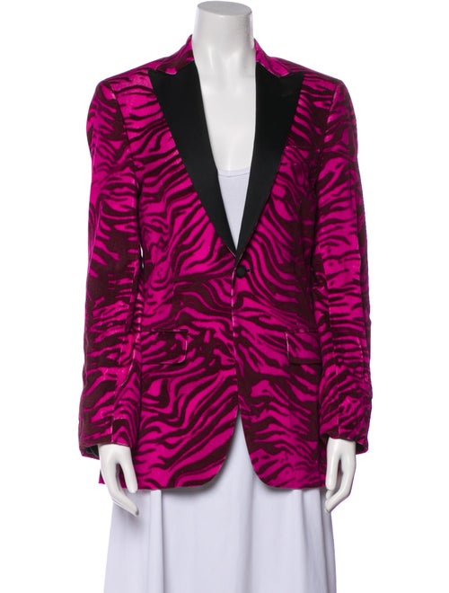 R13 Animal Print Blazer