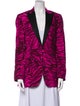 R13 Animal Print Blazer