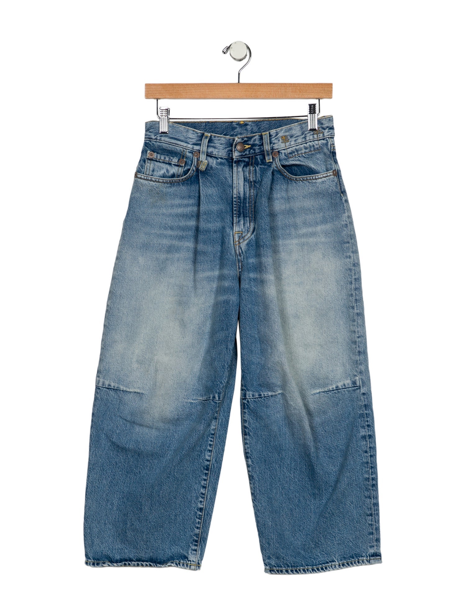 R13 High-Rise Straight Leg Jeans