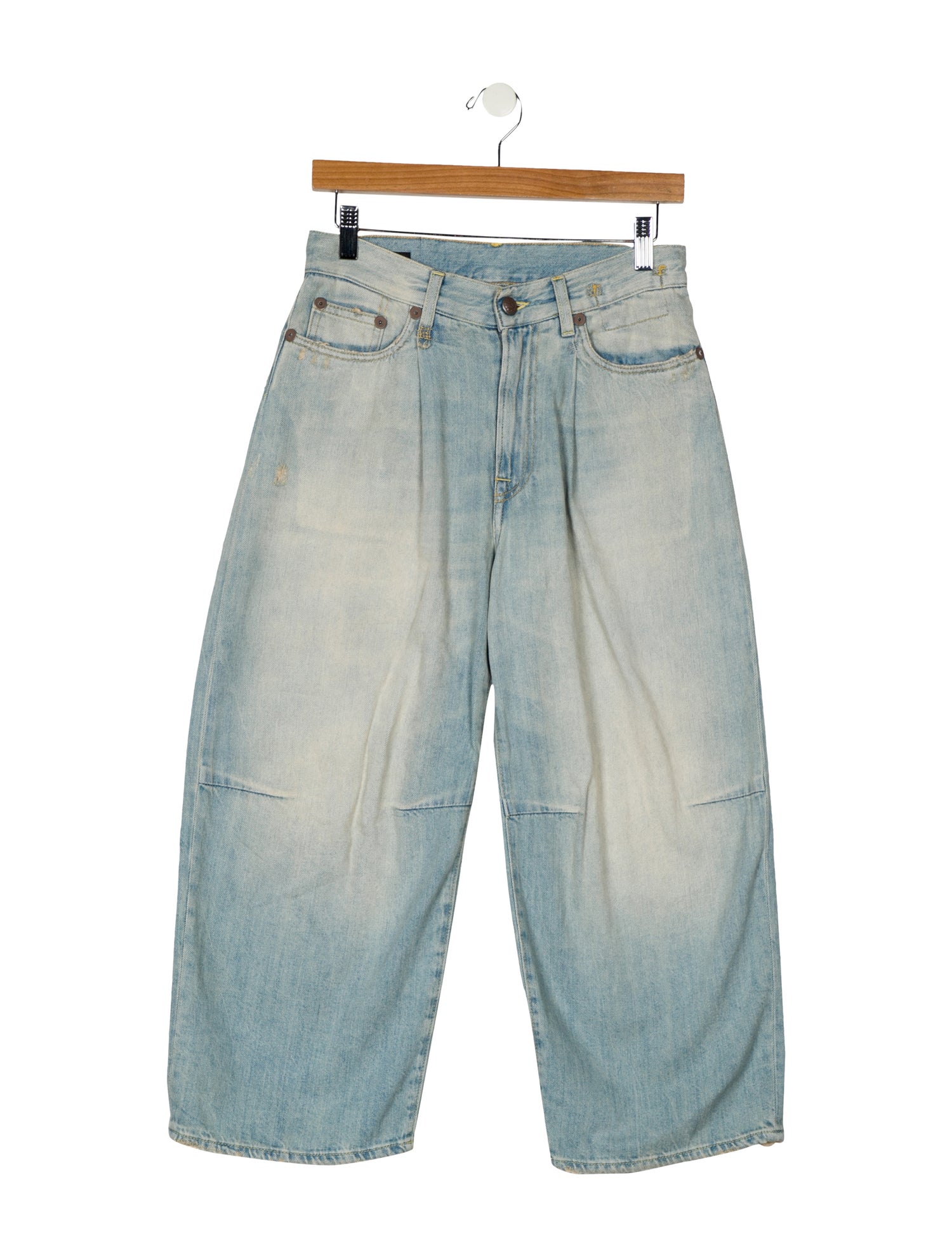 R13 High-Rise Wide Leg Jeans