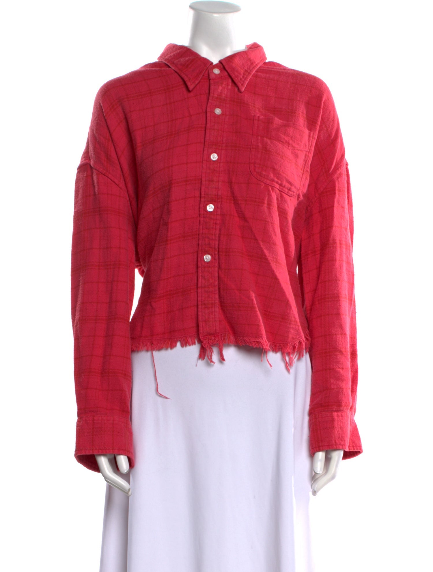 R13 Long Sleeve Button-Up Top