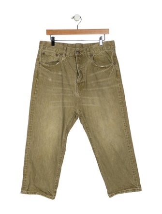 R13 High-Rise Straight Leg Jeans